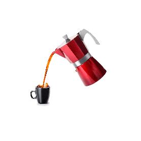 CAFETERA ITALIANA ELBA RED  9 T