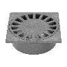 SUMIDERO SIFÓNICO PVC  15X15 CM. SALIDA DE Ø 75 / 50 MM. DESAGÜE, DESAGUADERO, TRAGADERO, ALCANTARILLA,