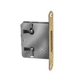 CERRADURA EMBUTIR TEO SIN LLAVES E40 LATONADA (CAJA 20)