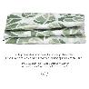 CORTINA DUCHA HOJAS VERDES 180X200 CM. IMPERMEABLE