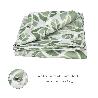 CORTINA DUCHA HOJAS VERDES 180X200 CM. IMPERMEABLE