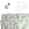 CORTINA DUCHA HOJAS VERDES 180X200 CM. IMPERMEABLE