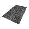 ALFOMBRA BAÑO POLIÉSTER CHENILLA 50X80 CM. GRIS.