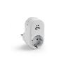 ADAPTADOR 1 TOMA+ENTRADA TIPO C+USB (REF.1321)