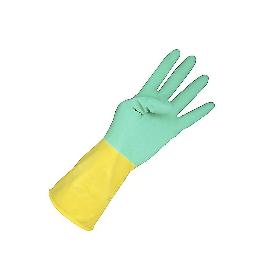 GUANTE GOMA BICOLOR TALLA GRANDE