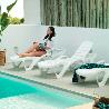 CAMA TUMBONA MONOBLOC BLANCA