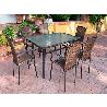 SILLON ALUMINIO TOLEDO MARRON