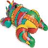 RINOCERONTE HINCHABLE COLORES 201X102 CM 41116