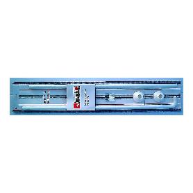 BARRA BAÑO V20 80/110/190 CM CURVA BLANCA