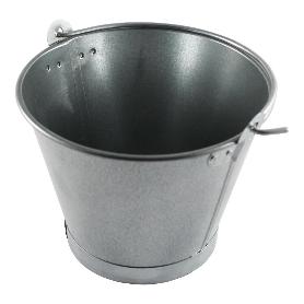 CUBO CHAPA GALVANIZADO ASA LISA 27 CM 8 L