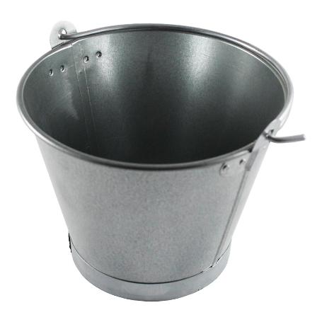 CUBO CHAPA GALVANIZADO ASA LISA 27 CM 8 L