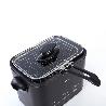 FREIDORA INOXIDABLE NEGRA 1,5 L FR5600