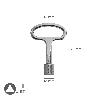 LLAVE CIERRE TRIANGULO 193 9 MM.