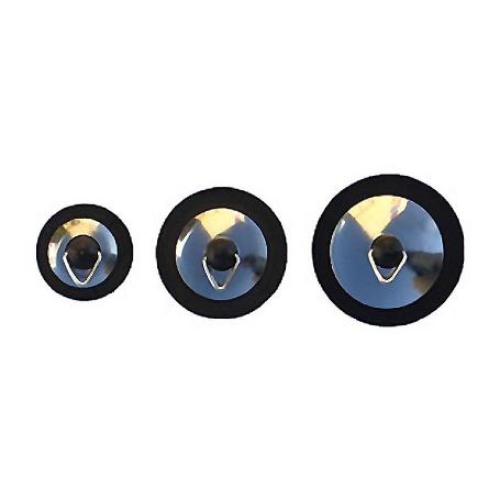 TAPON GOMA CON EMBELLECEDOR INOX 34