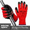 GUANTES LATEX / NYLON GRIPFLEX TALLA  8 (PAR)