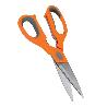 TIJERAS COCINA SILICONA 22 CM 2580
