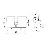 BOMBILLO YL5 70-35X35MM EUROPERFIL LATON