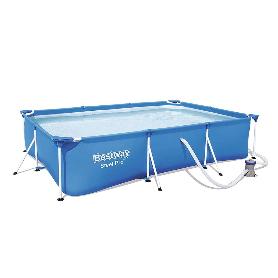 PISCINAS RECTANGULAR STEEL PRO+DEPUR 300X201X66 3.300 L 56411