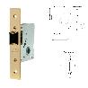 CERRADURA GAMA OBRA 2015 DE PASO PARA PUERTAS DE MADERA, ENTRADA DE 40MM, ACABADO HIERRO LATONADO