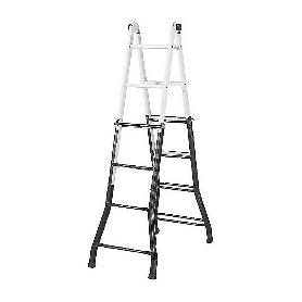 ESCALERAS TELESCOPICA ARTICULADA ACERO 4 X4 PELD 1,15-4,00 EMA-04N
