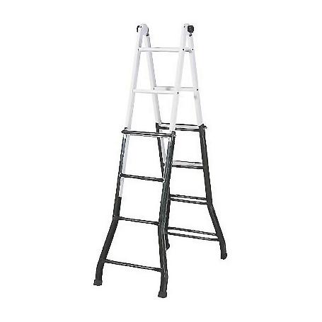 ESCALERAS TELESCOPICA ARTICULADA ACERO 4 X4 PELD 1,15-4,00 EMA-04N