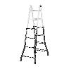 ESCALERAS TELESCOPICA ARTICULADA ACERO 4 X4 PELD 1,15-4,00 EMA-04N