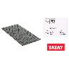 TATAY ALFOMBRA BAÑO 72 X 36 DIAMOND SBS-GRIS 5513106