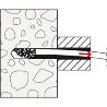 FISCHER TACOS FUR-SS   8X100 TORNILLO HEXAGONAL SEGURIDAD 70131 (CAJA 50 UNIDADES)