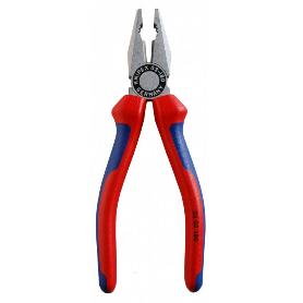 KNIPEX ALICATE UNIVERSAL 0302-180 MANGO PLASTICO BICOLOR