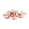 BATERIA INOXIDABLE VANITY 4 PIEZAS
