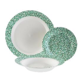 VAJILLA PORCELANA BELLIS 18 PIEZAS