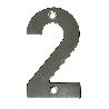 NUMERO 2 -M.4 INOXIDABLE 18/8 10CM.