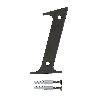 NUMERO 1 -M.4 NEGRO 10CM.