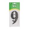 NUMERO 9 -M.4 NEGRO 10CM.