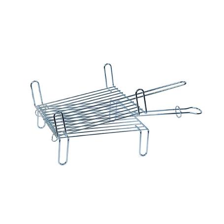 PARRILLA DOBLE ZINCADA 30X30 CM