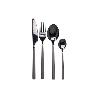 CUBERTERIA 16 PIEZAS INOXIDABLE NEGRO 529211