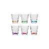 VASOS FONDO COLOR 310 ML 6 PIEZAS