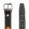 COLLAR CUERO BANDERA ESPAÑA 55 CM