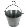 CUBO CHAPA GALVANIZADO ASA ANILLA 20 CM 2 L