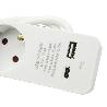 BASE MULTIPLE 5T CON USB+A+C 3680W BLANCO