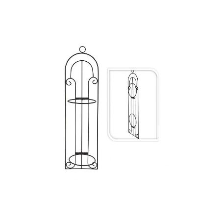 MACETERO COLGAR METAL PARED 71X19 CM