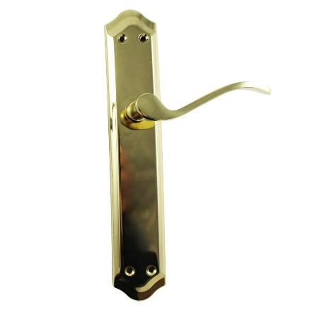MANILLAS LATONADAS BRILLO PLACA 26X4.6 CM