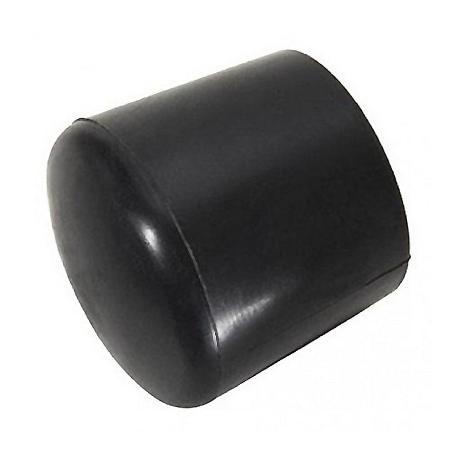 CANTONERA REDONDA 25MM EXTERIOR NEGRA 40-25N
