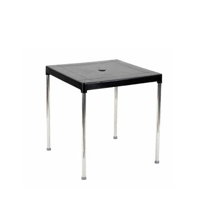 MESA APILABLE 70X70 CM ALUMINIO NEGRO 4026/06