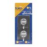 COLGADOR PLASTICO ADH. MOVIL. 2 UD METALIZADO
