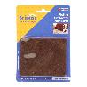 FIELTRO ADHESIVO CUADRADOS 104X85 MM MARRON
