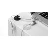 CLIP ADHESIVO P/CABLE TRANSPARENTE
