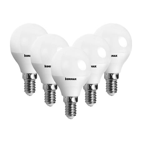 LAMPARAS LED G45 7W E14 LUZ CALIDA ESFERICA ECORAEE 0,11 INC.