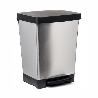 CUBO PEDAL CUBIK STEEL GRIS 23 L