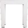 BANQUETA LOMBOK BLANCO 41X38X29 CM